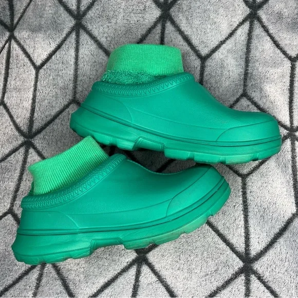 UGG TASMAN X Women Rain Shoes Emerald Green Teal Waterproof Clog Slippers - Picture 6 of 12